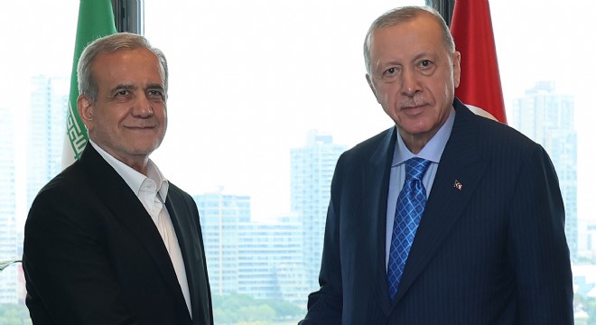 Erdoğan Pezeşkiyan ile görüştü